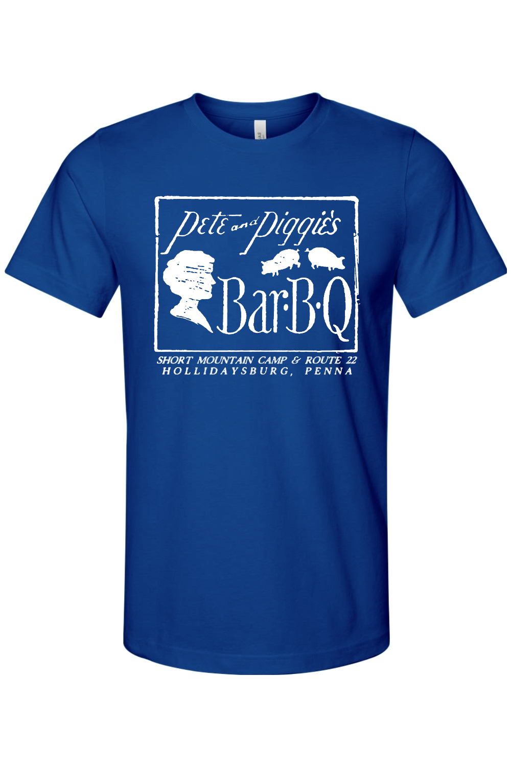 Pete & Piggie's BBQ - Bella + Canvas Heathered Jersey Tee - Yinzylvania