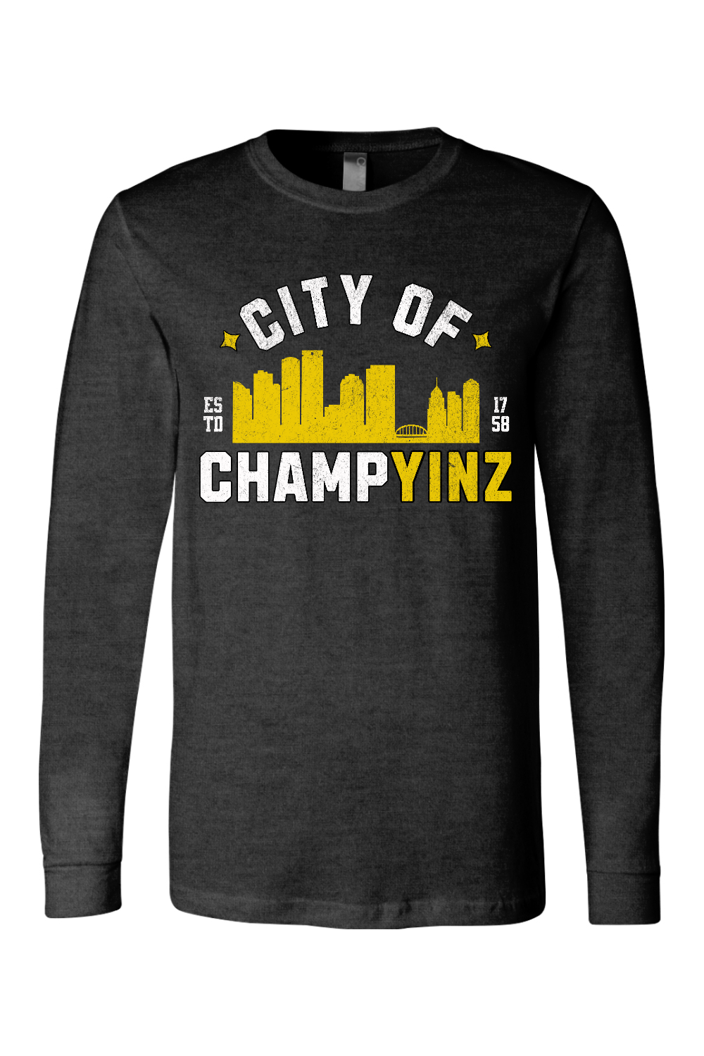 City of Champyinz Retro - Long Sleeve Tee - Yinzylvania