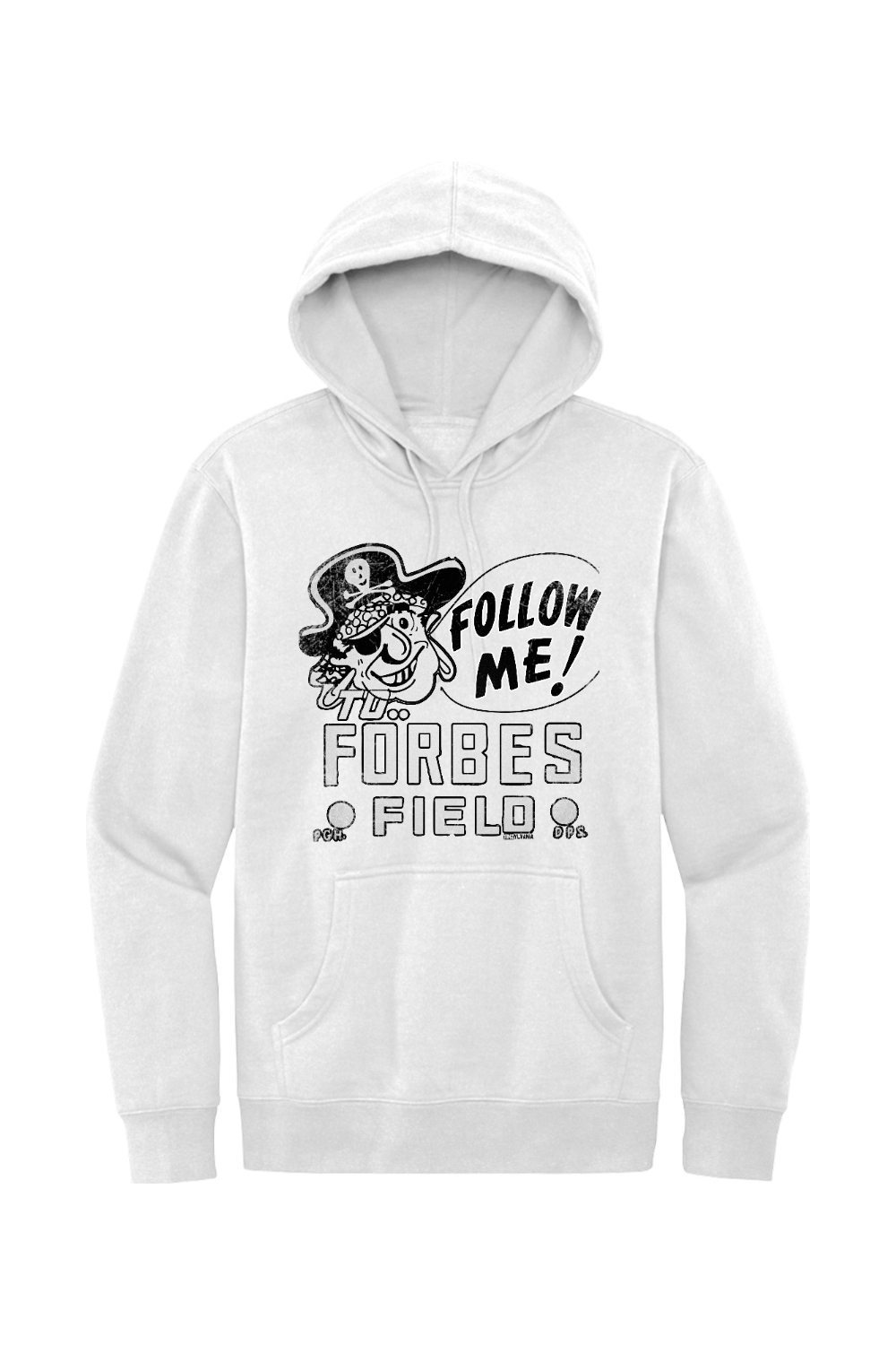 Follow Me to Forbes Field - Fleece Hoodie - Yinzylvania
