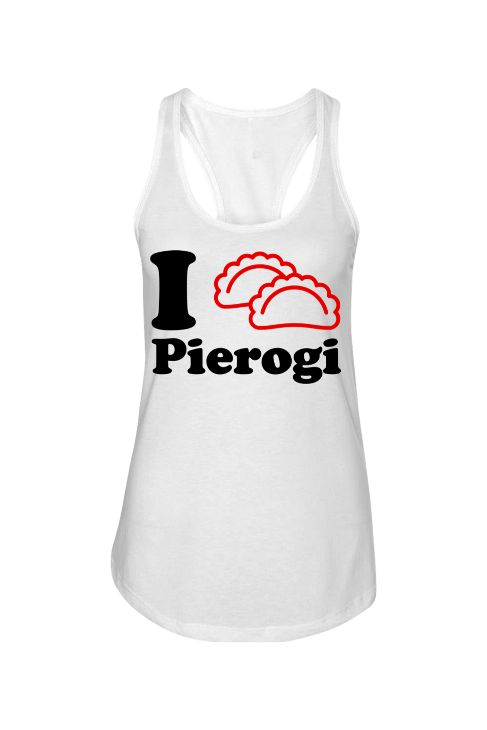 I Heart Pierogies - Ladies Racerback Tank - Yinzylvania