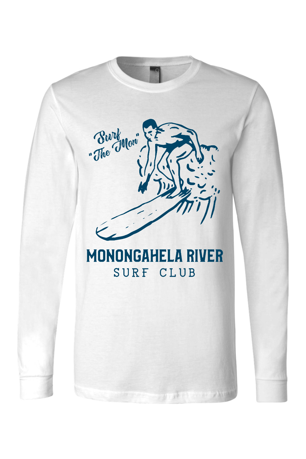 Monongahela River Surf Club - Long Sleeve Tee - Yinzylvania