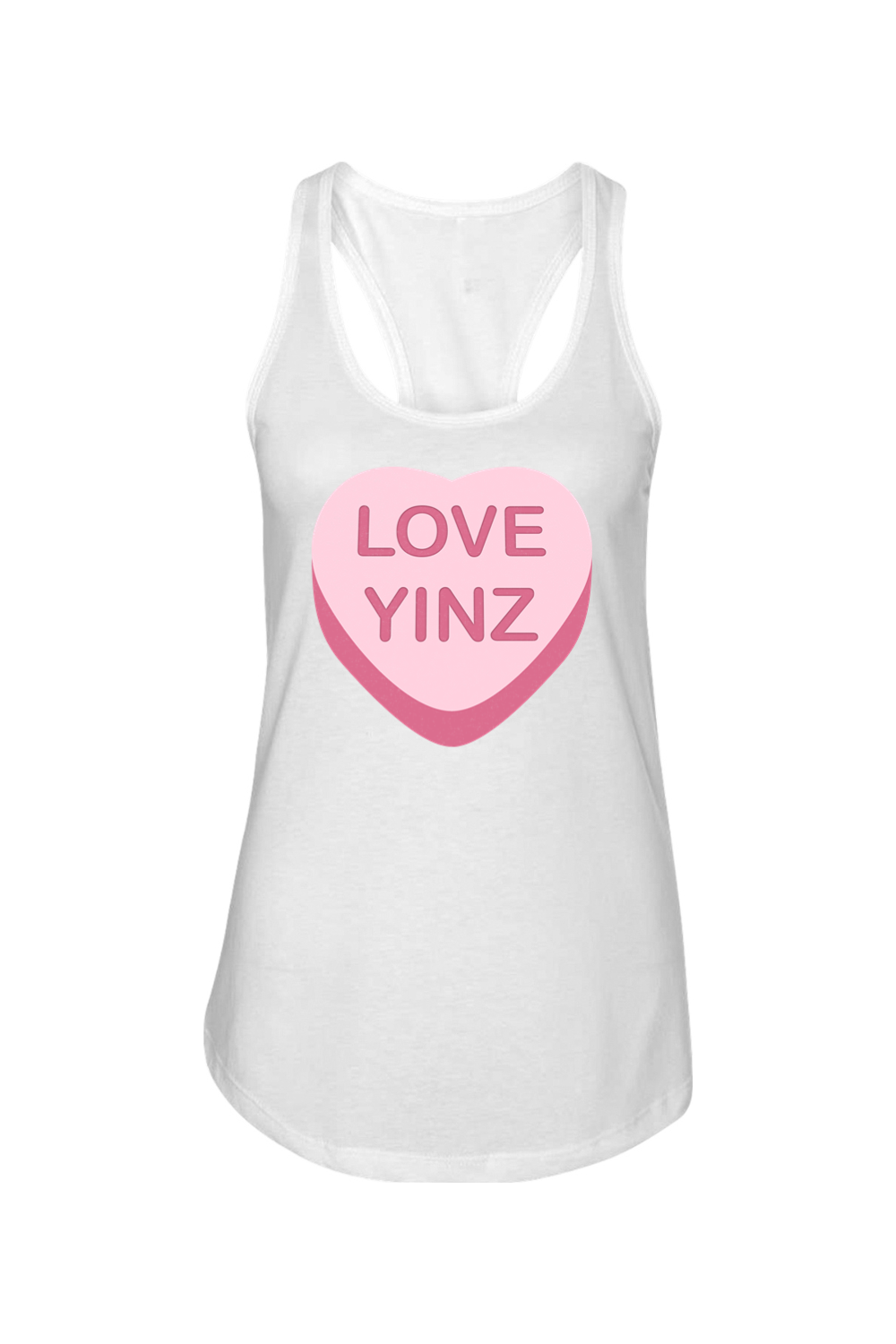 Love Yinz - Ladies Racerback Tank - Yinzylvania