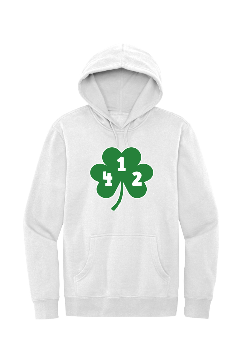 412 Shamrock - Fleece Hoodie - Yinzylvania