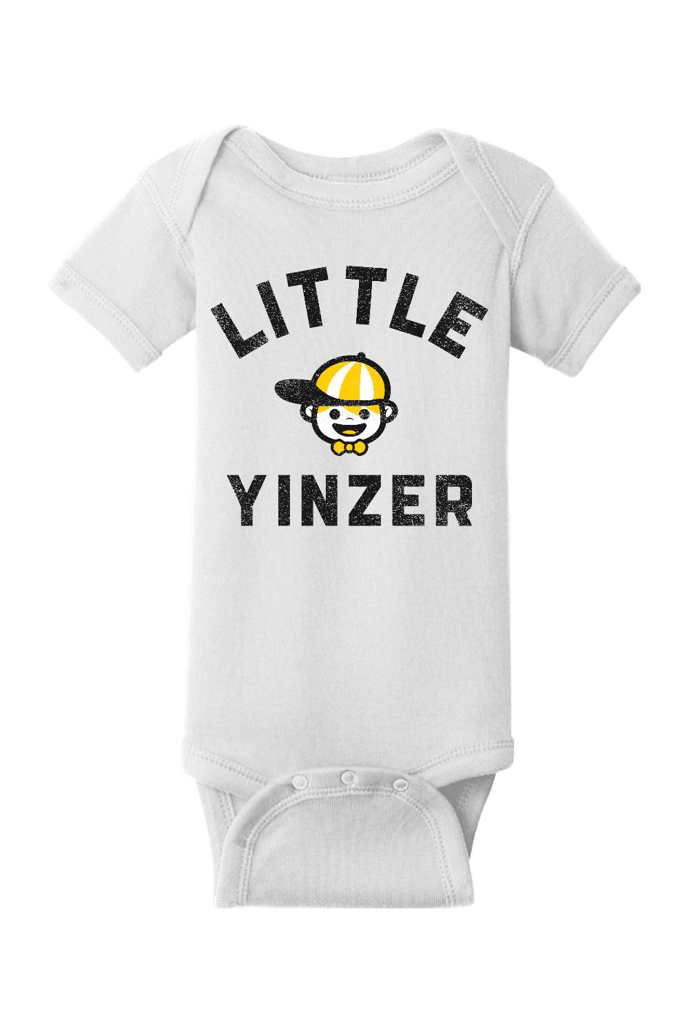 Little Yinzer - Infant Short Sleeve Baby Rib Bodysuit - Yinzylvania