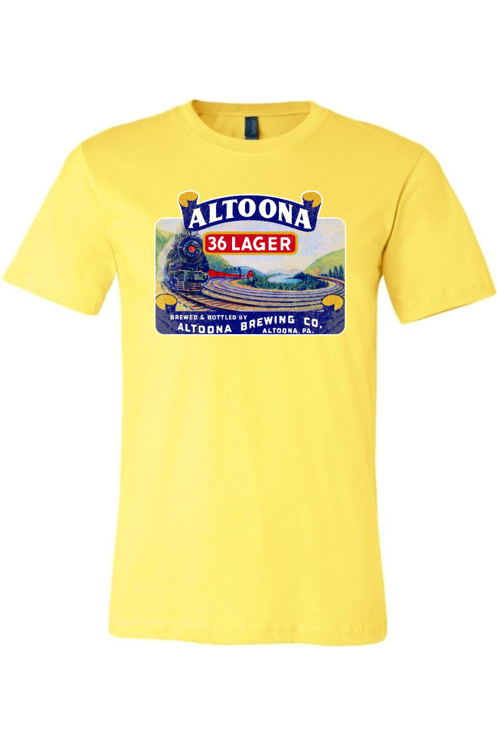 Altoona 36 Lager - Bella + Canvas Jersey Tee - Yinzylvania