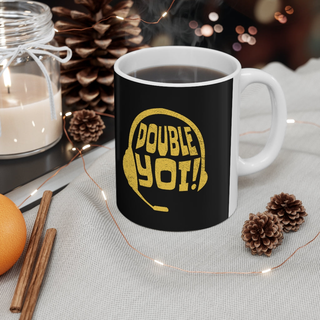 DOUBLE YOI! - Ceramic Mug 11oz - Yinzylvania