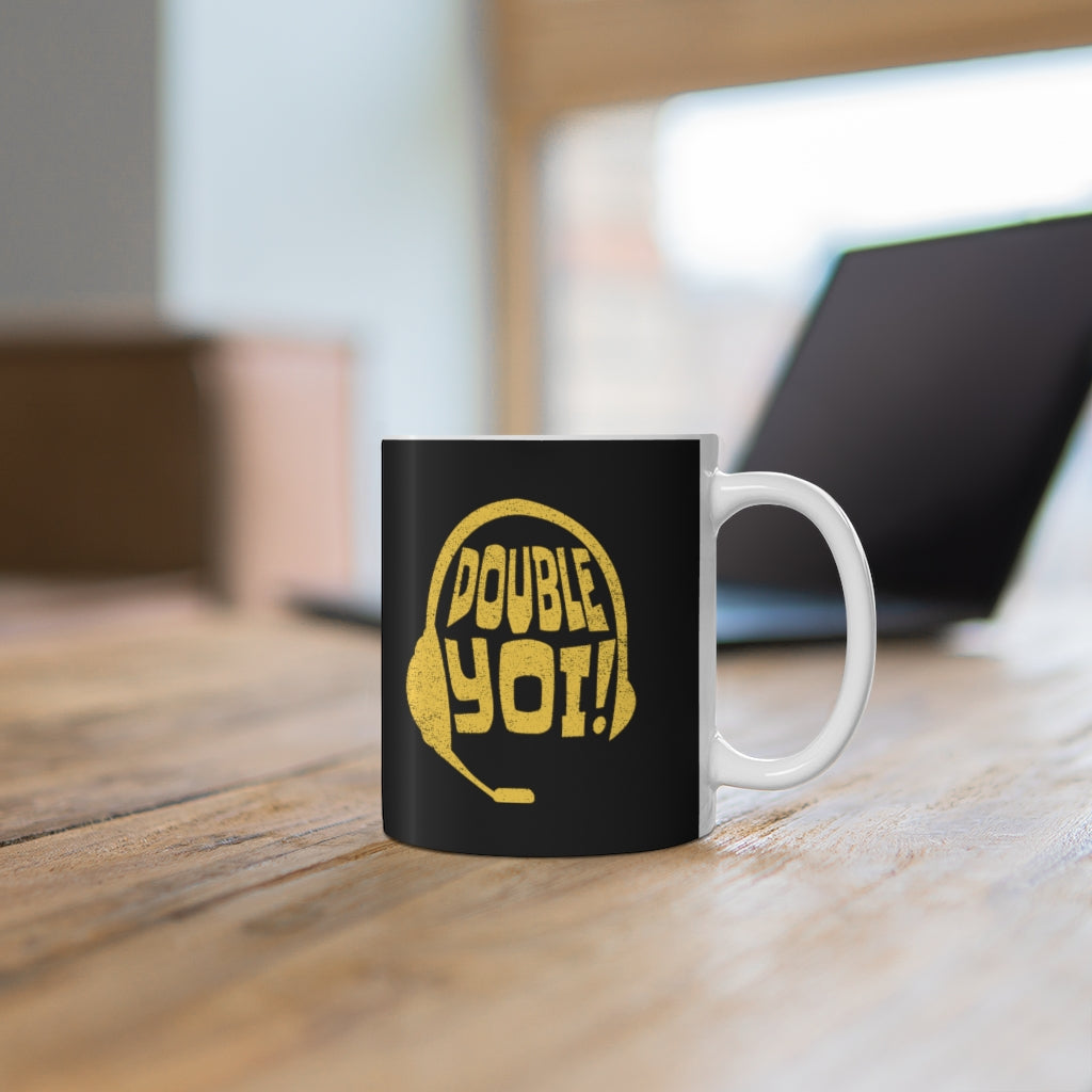 DOUBLE YOI! - Ceramic Mug 11oz - Yinzylvania
