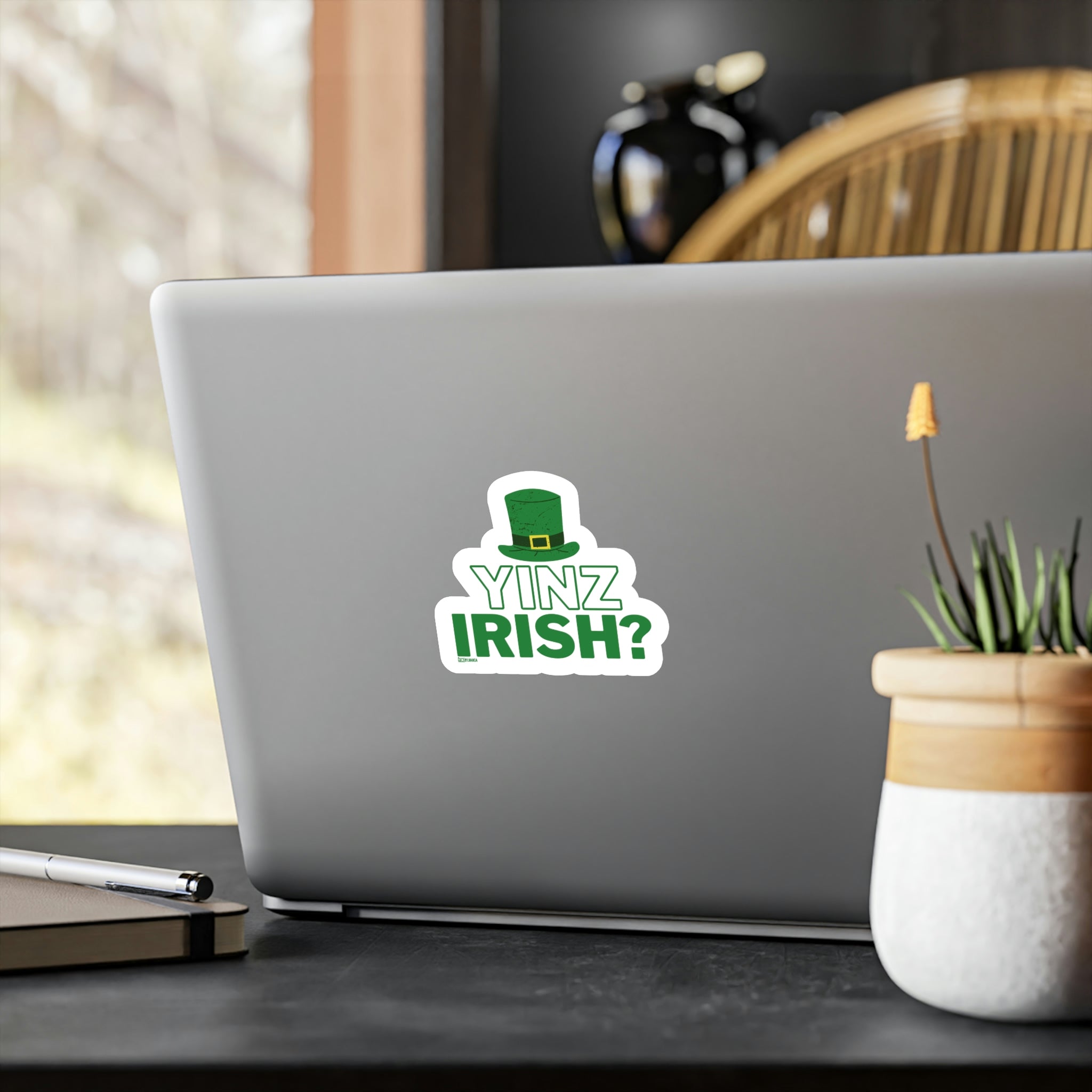 Yinz Irish? - Kiss-Cut Vinyl Decals - Yinzylvania