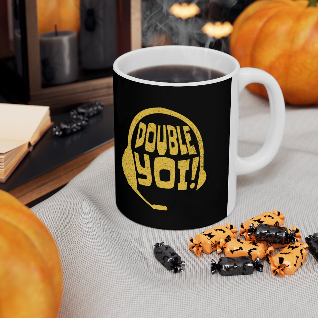 DOUBLE YOI! - Ceramic Mug 11oz - Yinzylvania