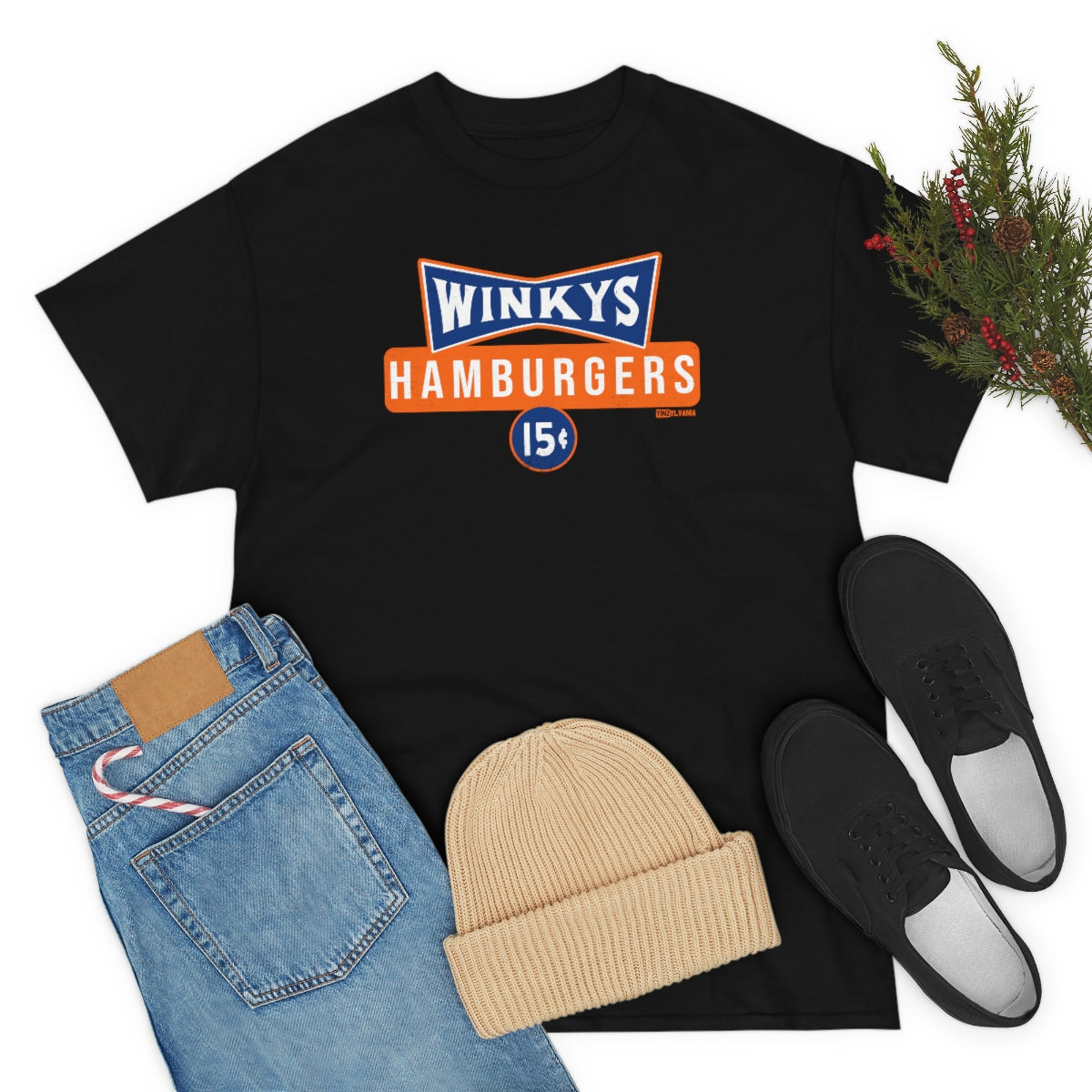 WINKY'S HAMBURGERS 15 CENTS - Big & Tall Tee - Yinzylvania