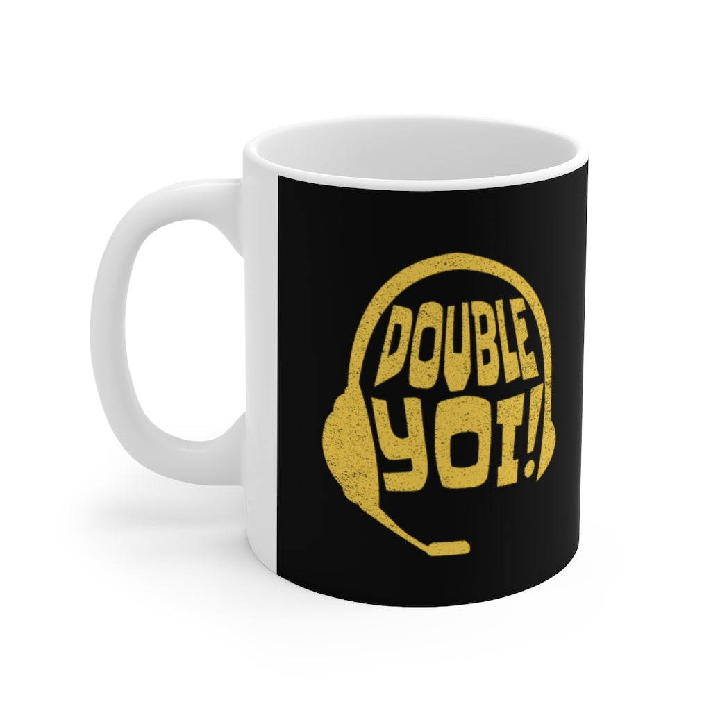 DOUBLE YOI! - Ceramic Mug 11oz - Yinzylvania