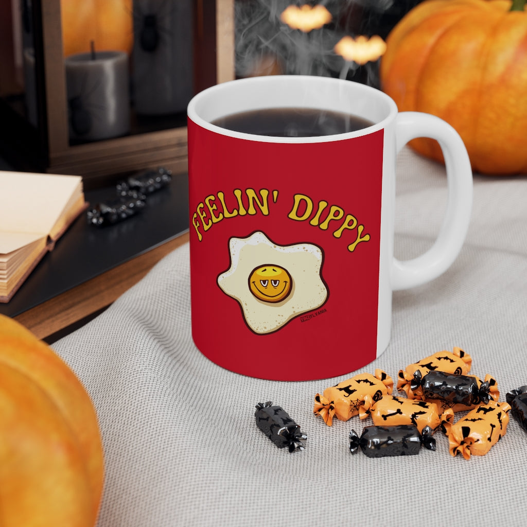FEELIN' DIPPY - Ceramic Mug 11oz - Yinzylvania