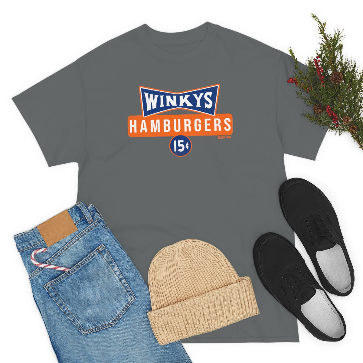 WINKY'S HAMBURGERS 15 CENTS - Big & Tall Tee - Yinzylvania
