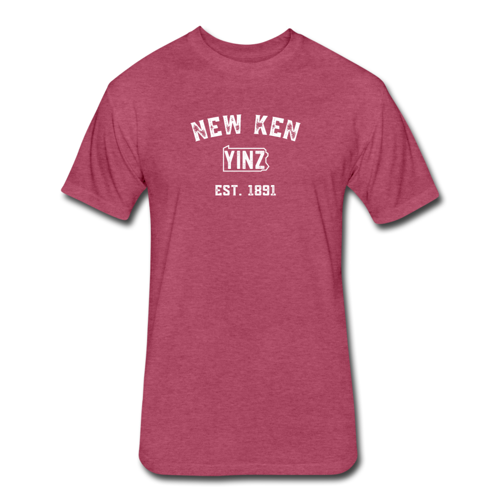 NEW KEN YINYLVANIA - heather burgundy