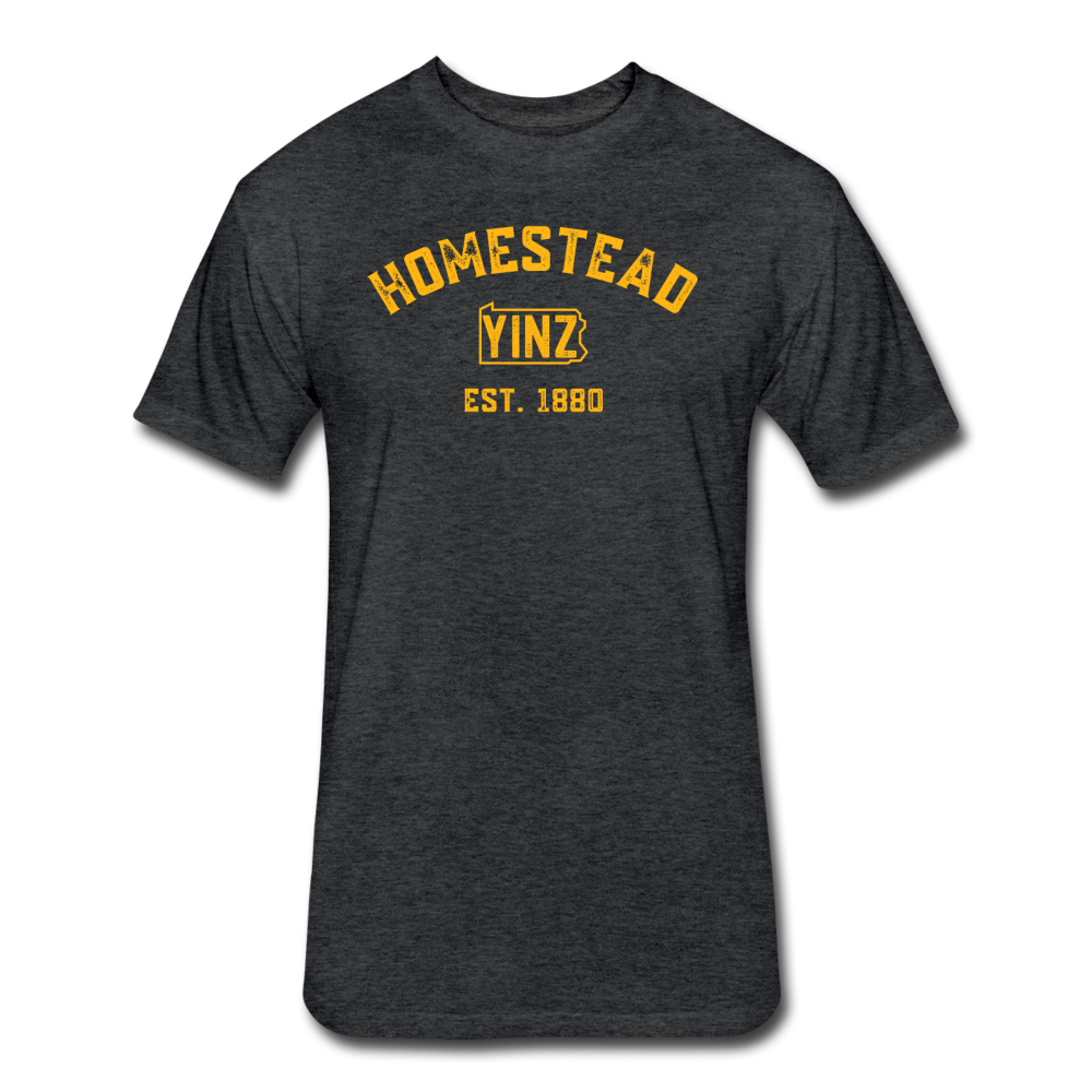 HOMESTEAD YINZYLVANIA - YELLOW/BLACK - heather black