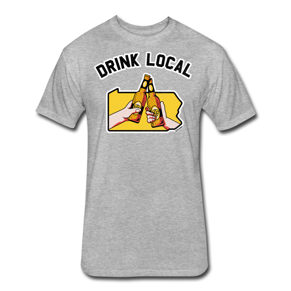 DRINK LOCAL - heather gray