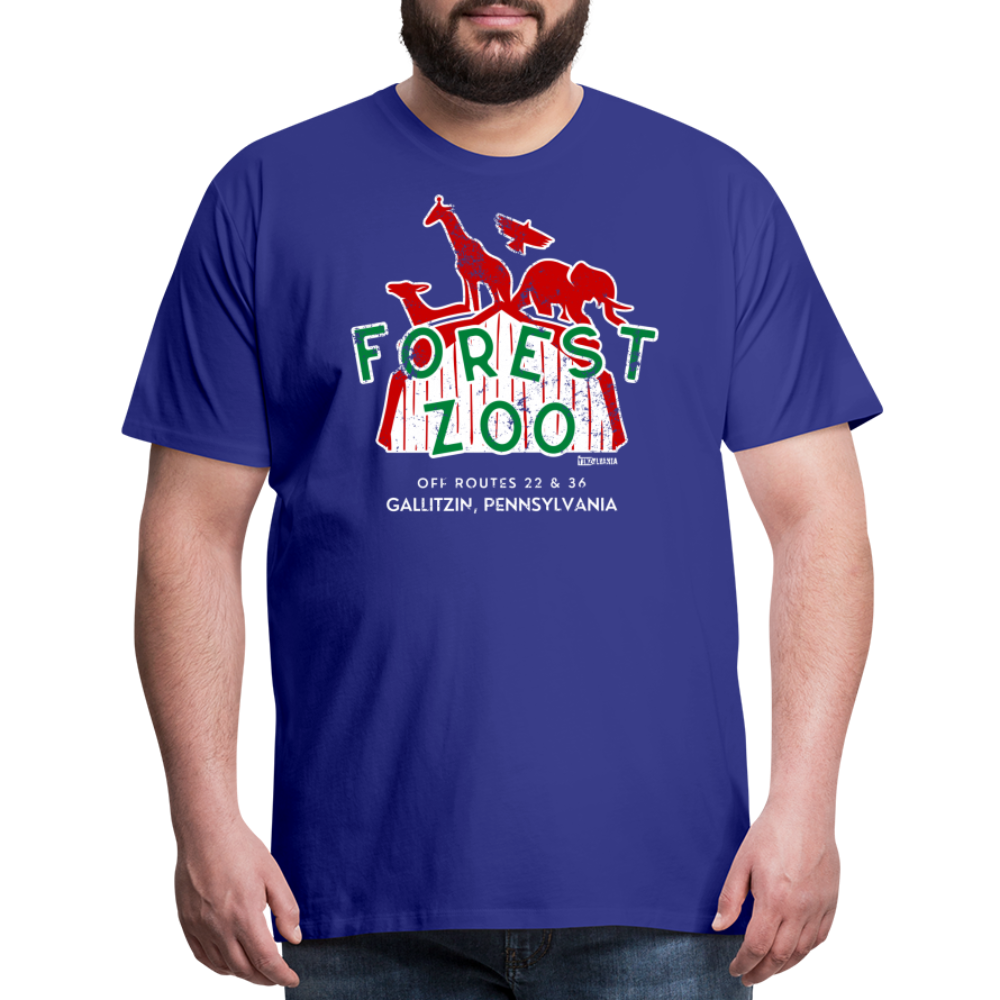 FOREST ZOO - Big & Tall Tee - royal blue