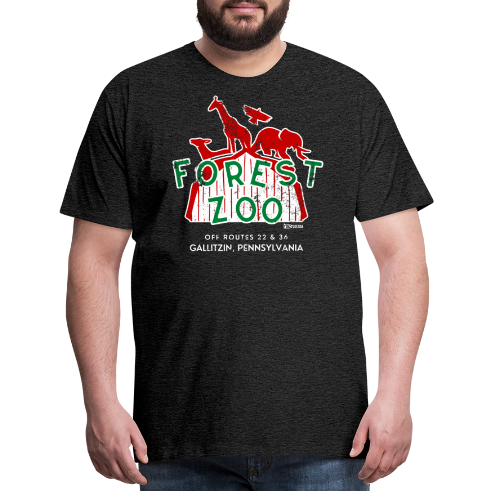 FOREST ZOO - Big & Tall Tee - charcoal grey