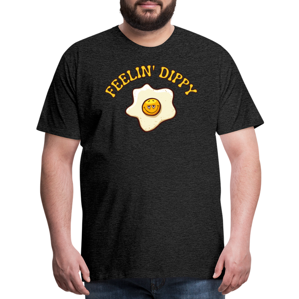 FEELIN' DIPPY - Big & Tall Tee - charcoal grey
