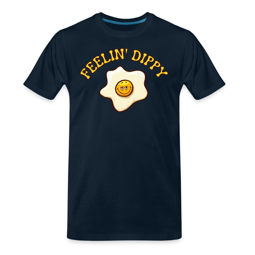 FEELIN' DIPPY - Big & Tall Tee - deep navy