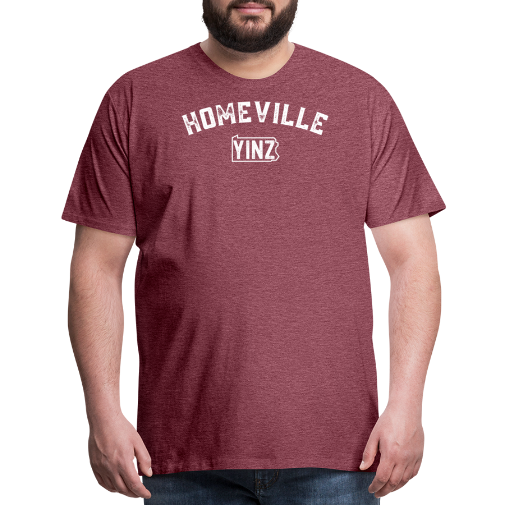 HOMEVILLE YINZYLVANIA - Big & Tall - heather burgundy
