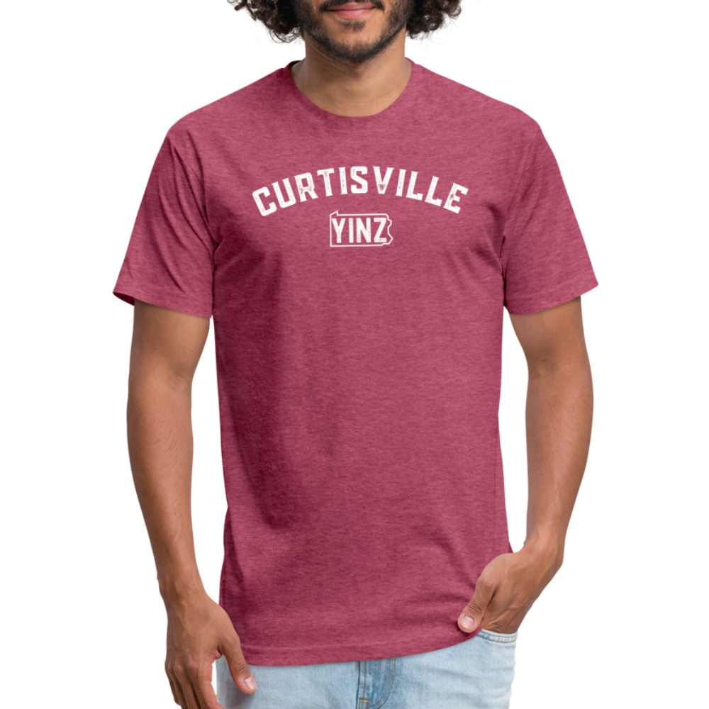 CURTISVILLE YINZYLVANIA - heather burgundy