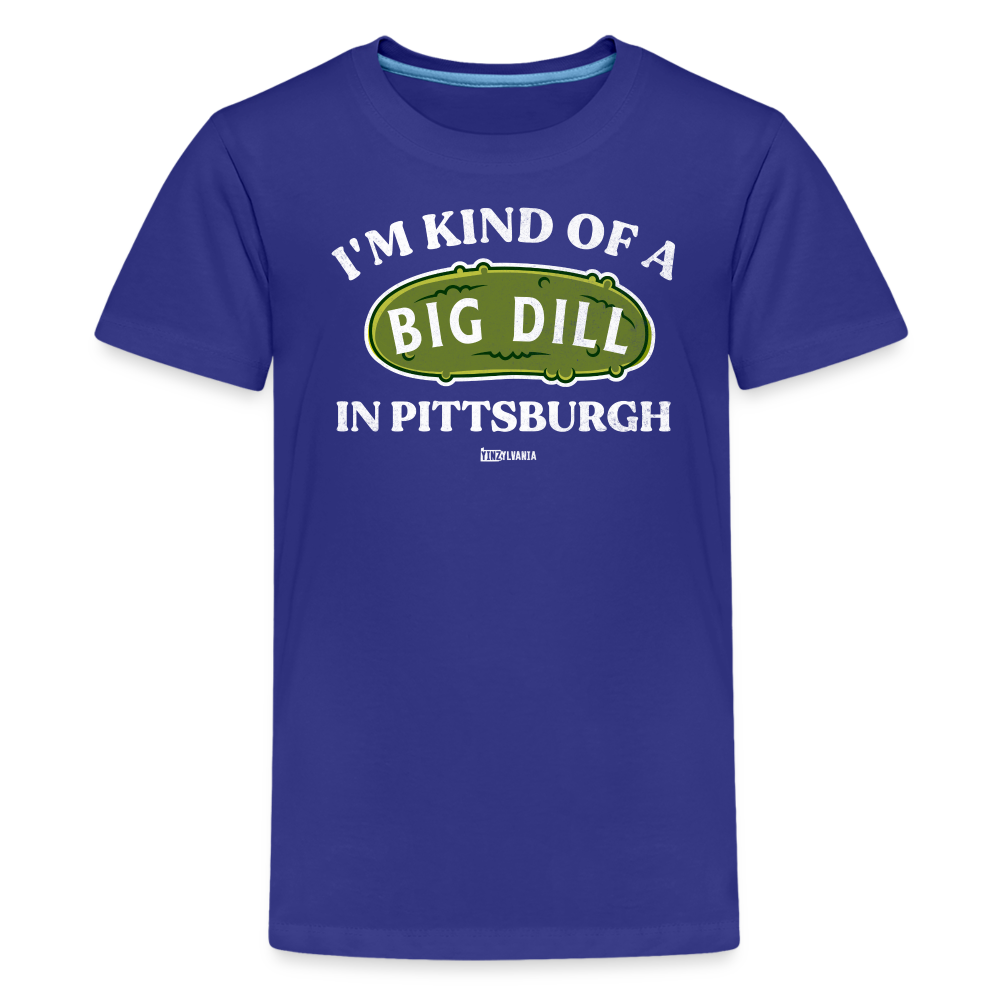 I'M KIND OF BIG DILL IN PITTSBURGH - Kids' Tee - royal blue