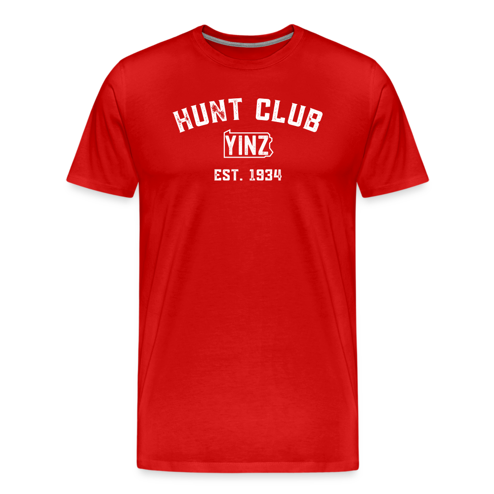 HUNT CLUB YINZYLVANIA - Men's Premium T-Shirt - red