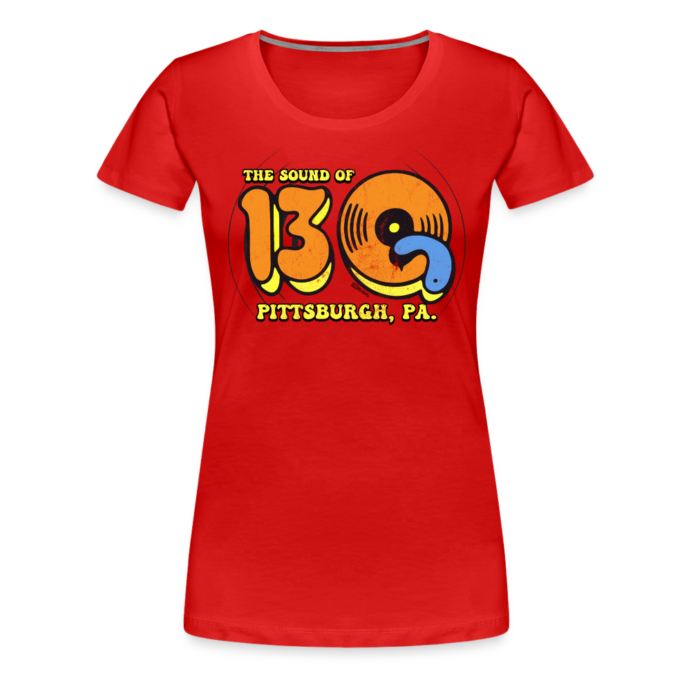 THE SOUND OF 13Q - Women's Tee - red