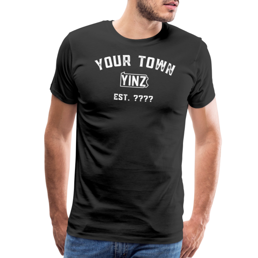 CUSTOM "YOUR TOWN" YINZYLVANIA Tee - black
