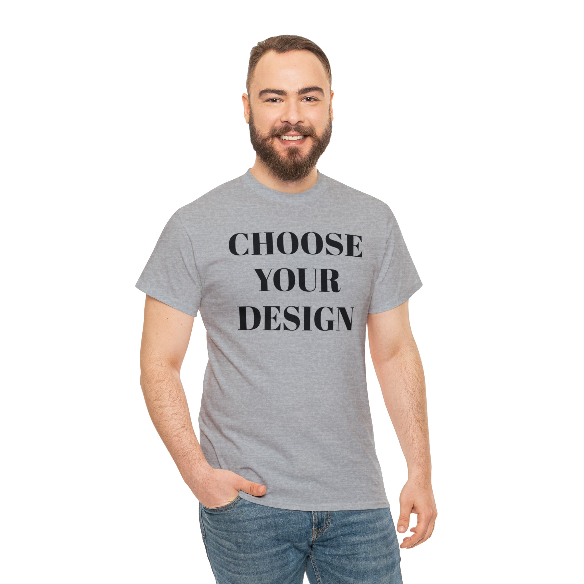 Choose Your Own Design - Unisex Heavy Cotton Tee - Yinzylvania