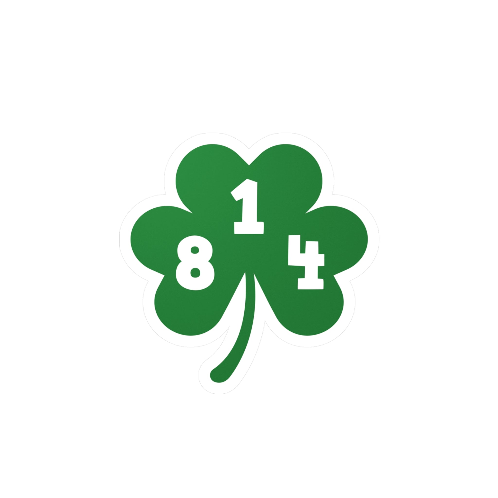 814 Shamrock - Kiss-Cut Vinyl Decals