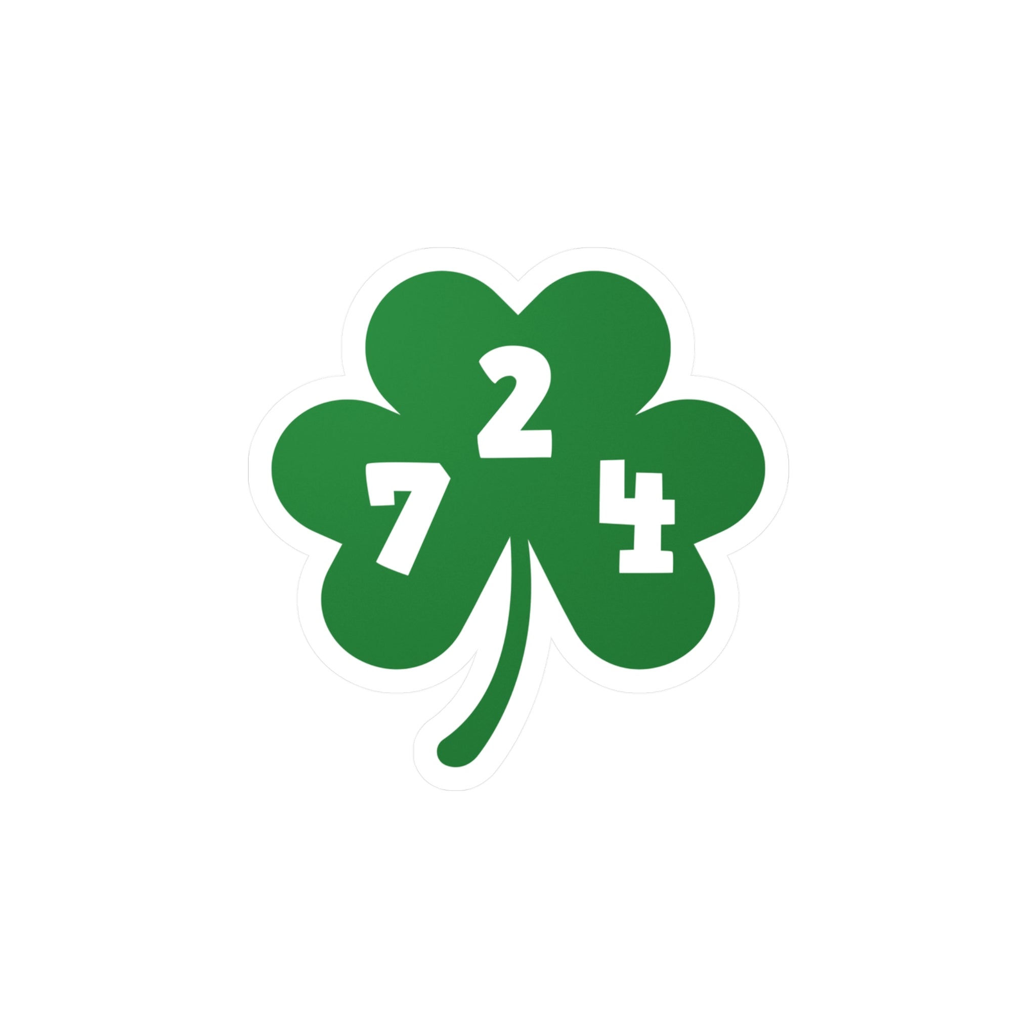 724 Shamrock - Kiss-Cut Vinyl Decals