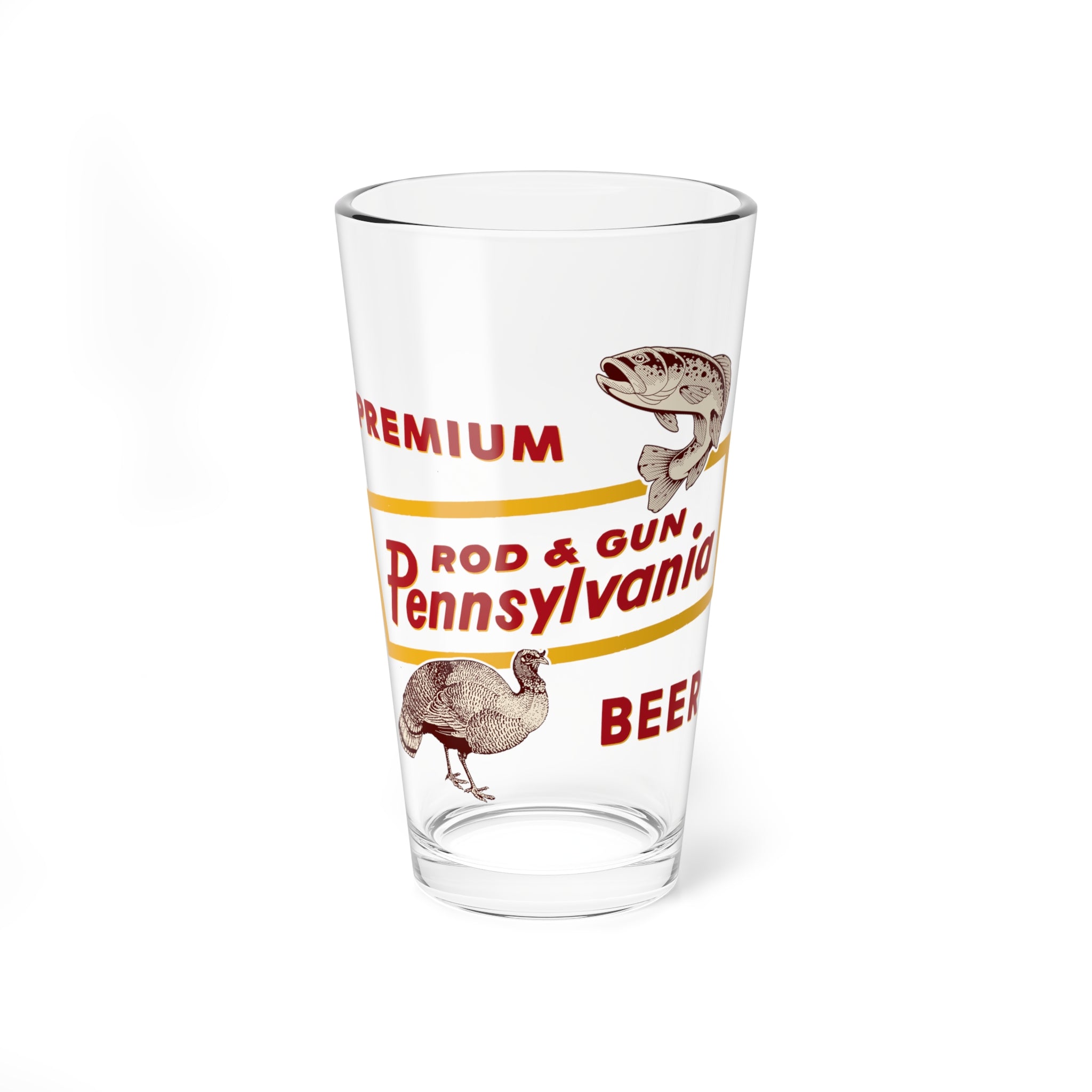 Rod & Gun Pennsylvania Beer - Pint Glass, 16oz