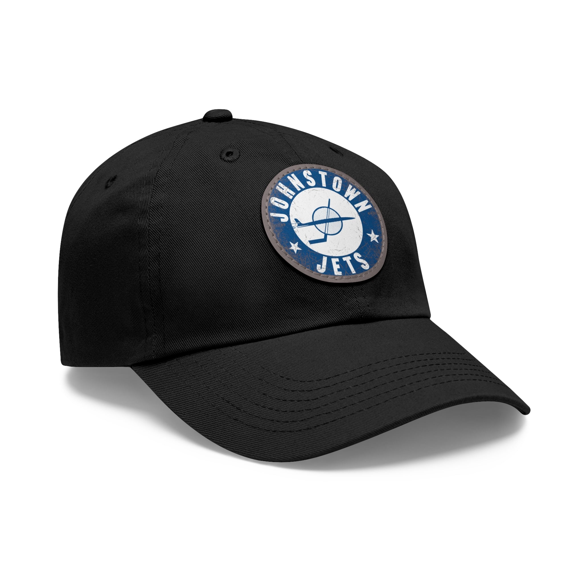 Johnstown Jets Hockey Retro Logo - Printed Patch Dad Hat - Yinzylvania