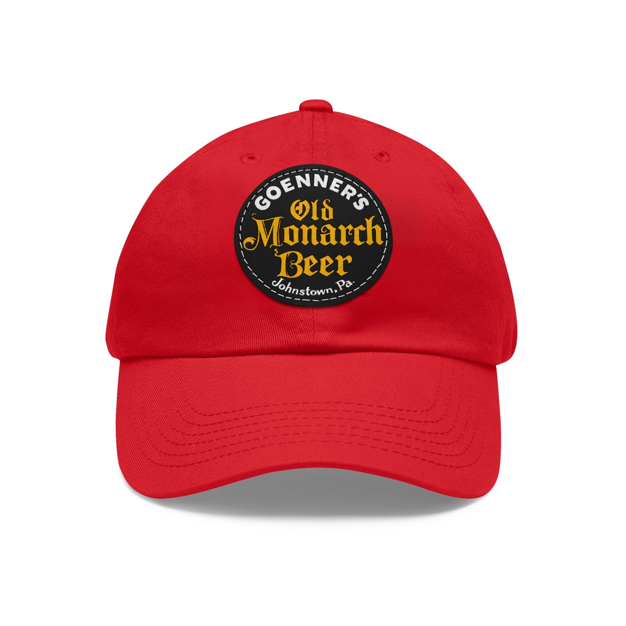 Goenner's Old Monarch Beer - Johnstown,PA - Printed Patch Dad Hat - Yinzylvania