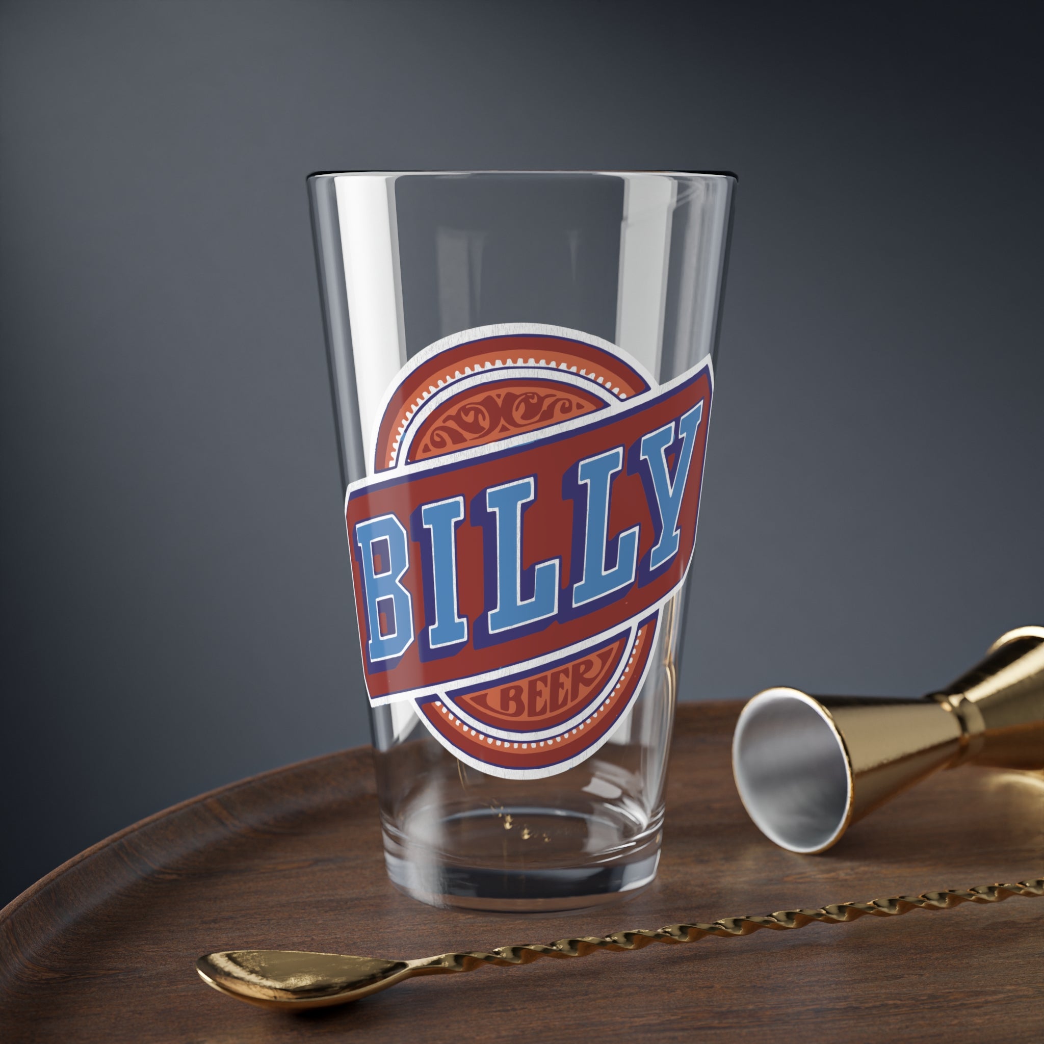 Billy Beer - Pint Glass, 16oz