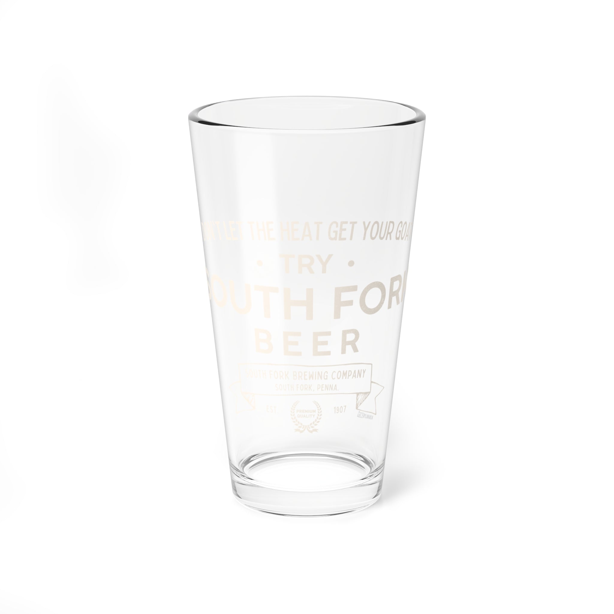 South Fork Beer - South Fork, PA - Pint Glass, 16oz