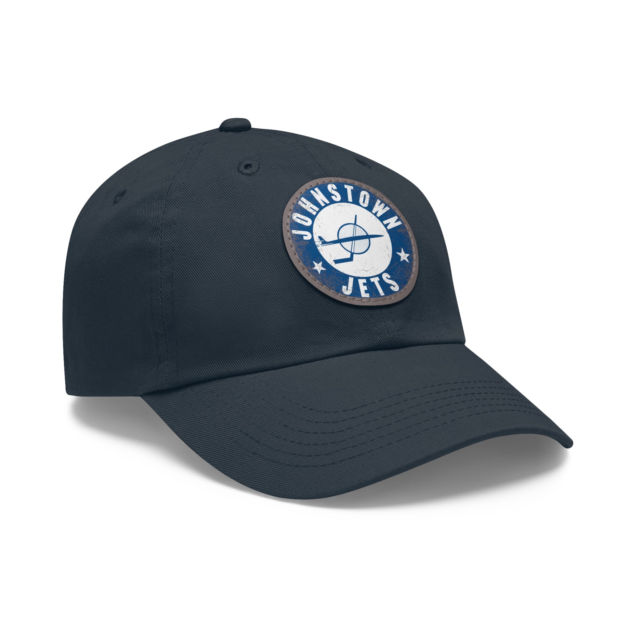 Johnstown Jets Hockey Retro Logo - Printed Patch Dad Hat - Yinzylvania