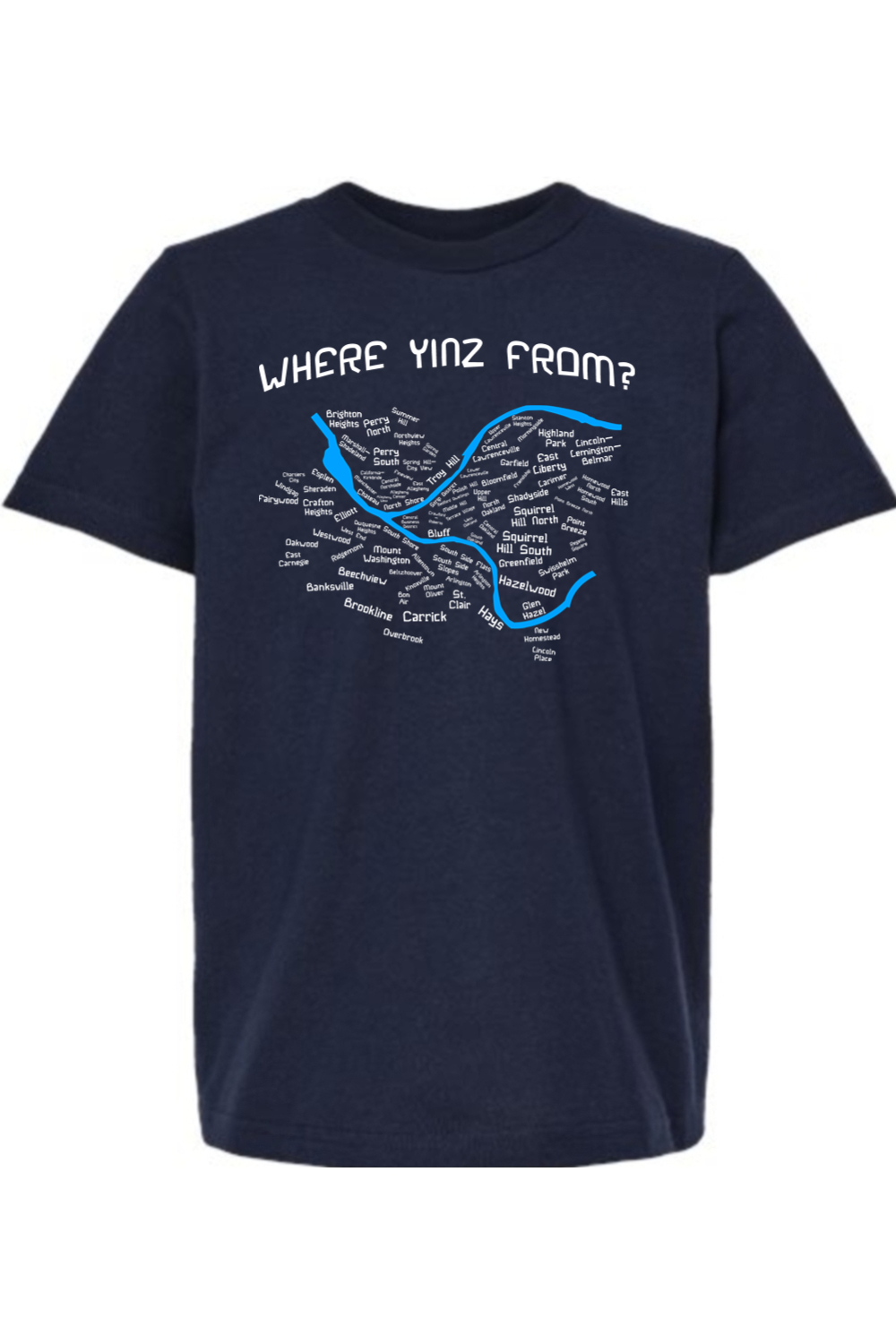 Where Yinz From? - Kids Tee - Yinzylvania