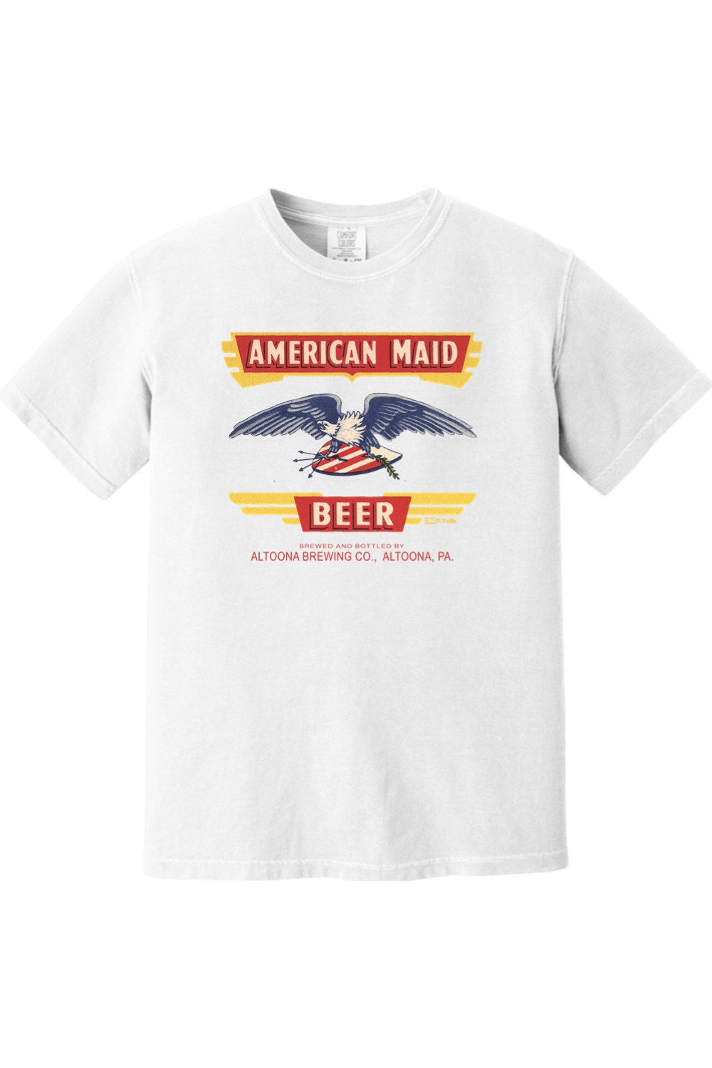 American Maid Beer - Altoona Brewing Co. - Comfort Colors Tee