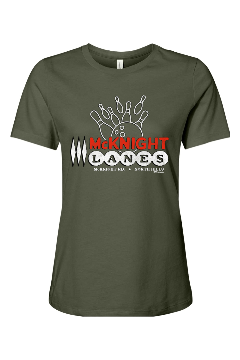 McKnight Lanes - Ladies Tee - Yinzylvania