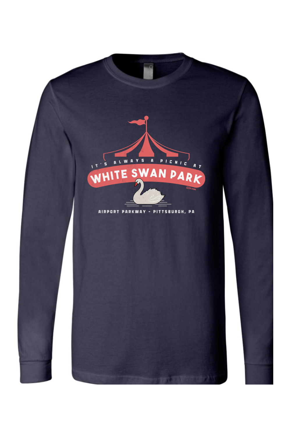 White Swan Park - Long Sleeve Tee - Yinzylvania