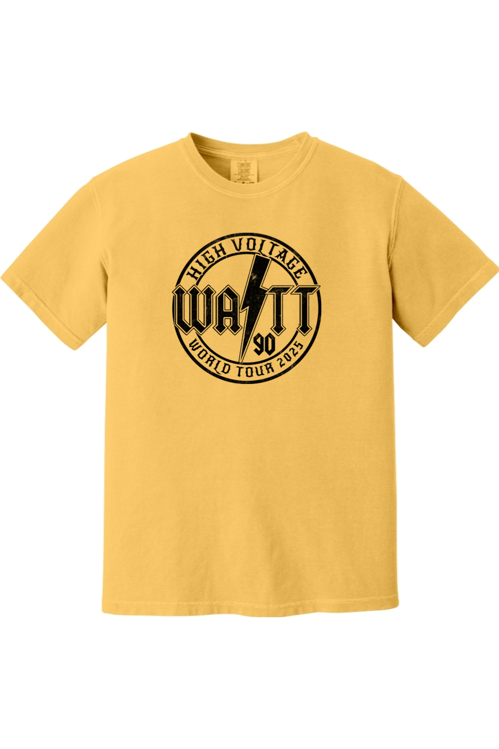 Watt - High Voltage - World Tour 2025 - Comfort Colors Tee - Yinzylvania