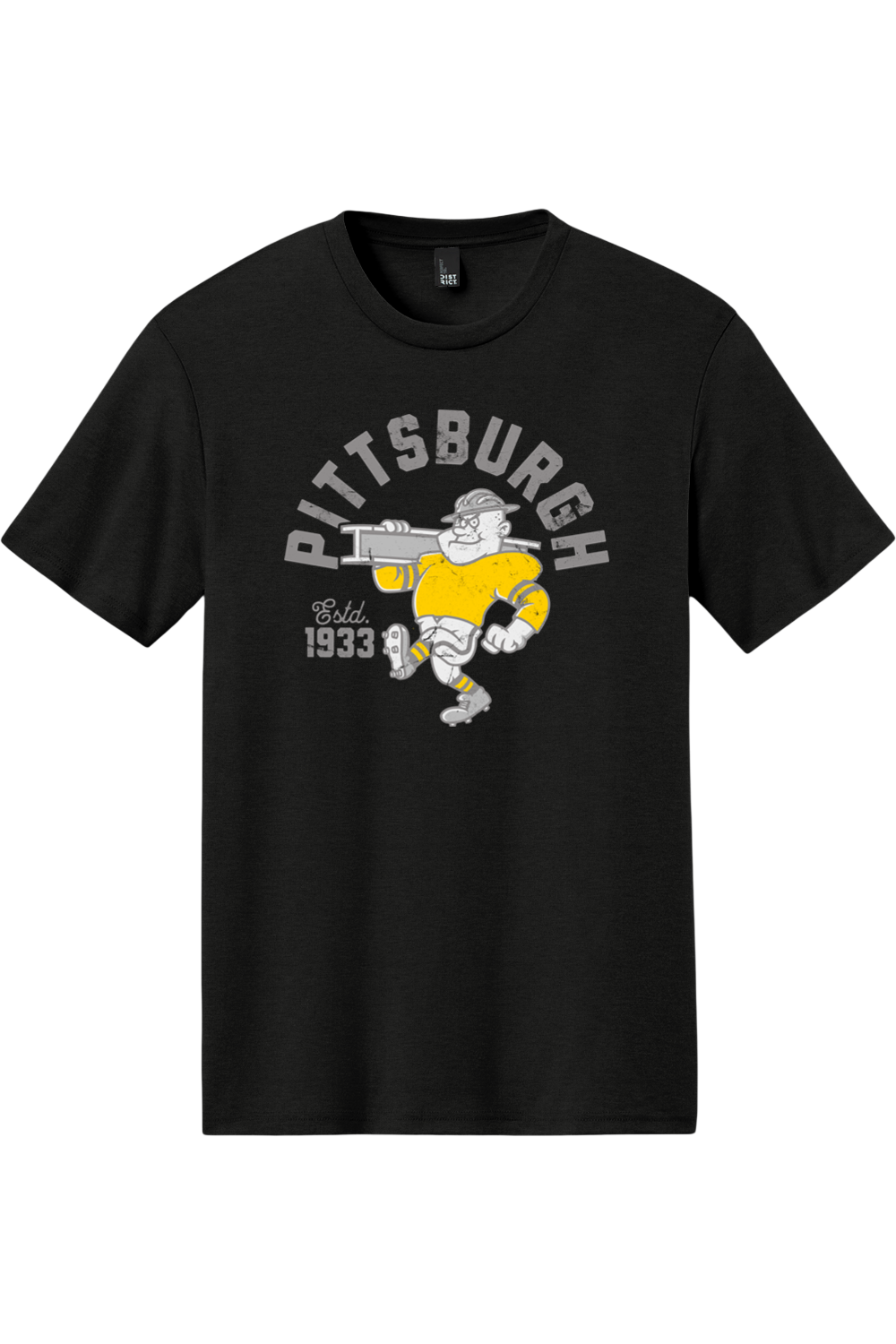 Pittsburgh Retro Steel Man - Triblend Tee - Yinzylvania