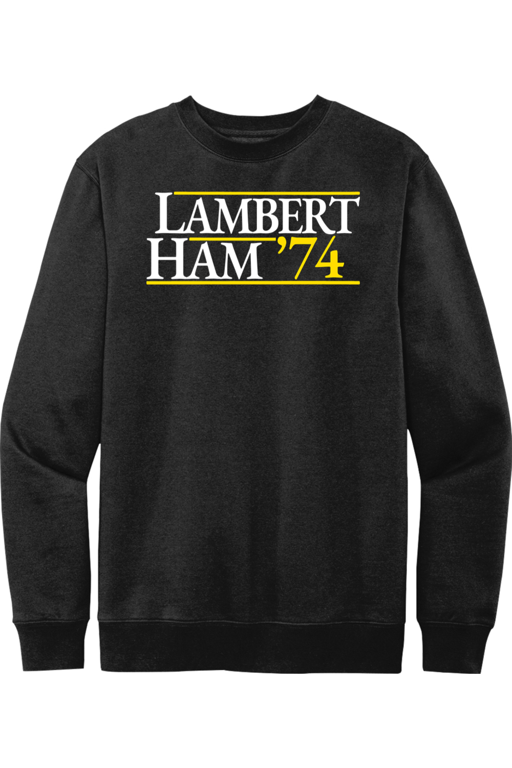 Lambert Ham '74 - Fleece Crewneck Sweatshirt - Yinzylvania