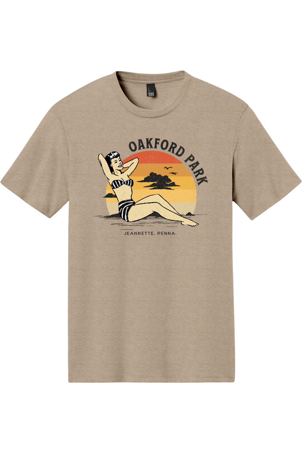 Oakford Park - Jeannette, PA - Triblend Tee - Yinzylvania