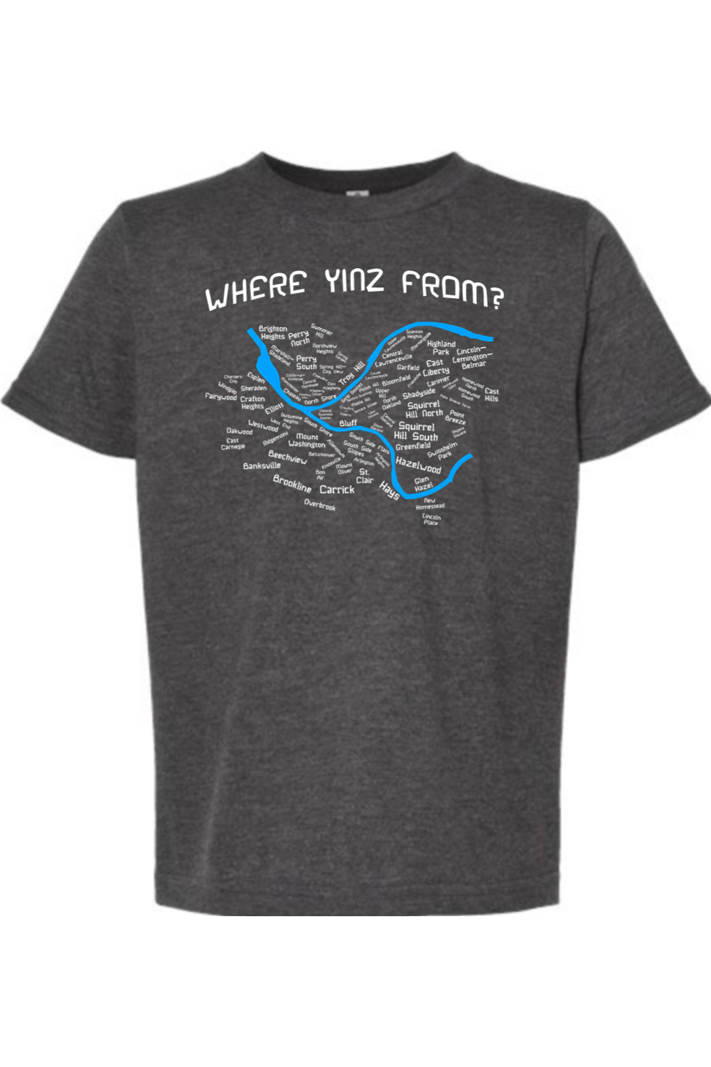 Where Yinz From? - Kids Tee - Yinzylvania