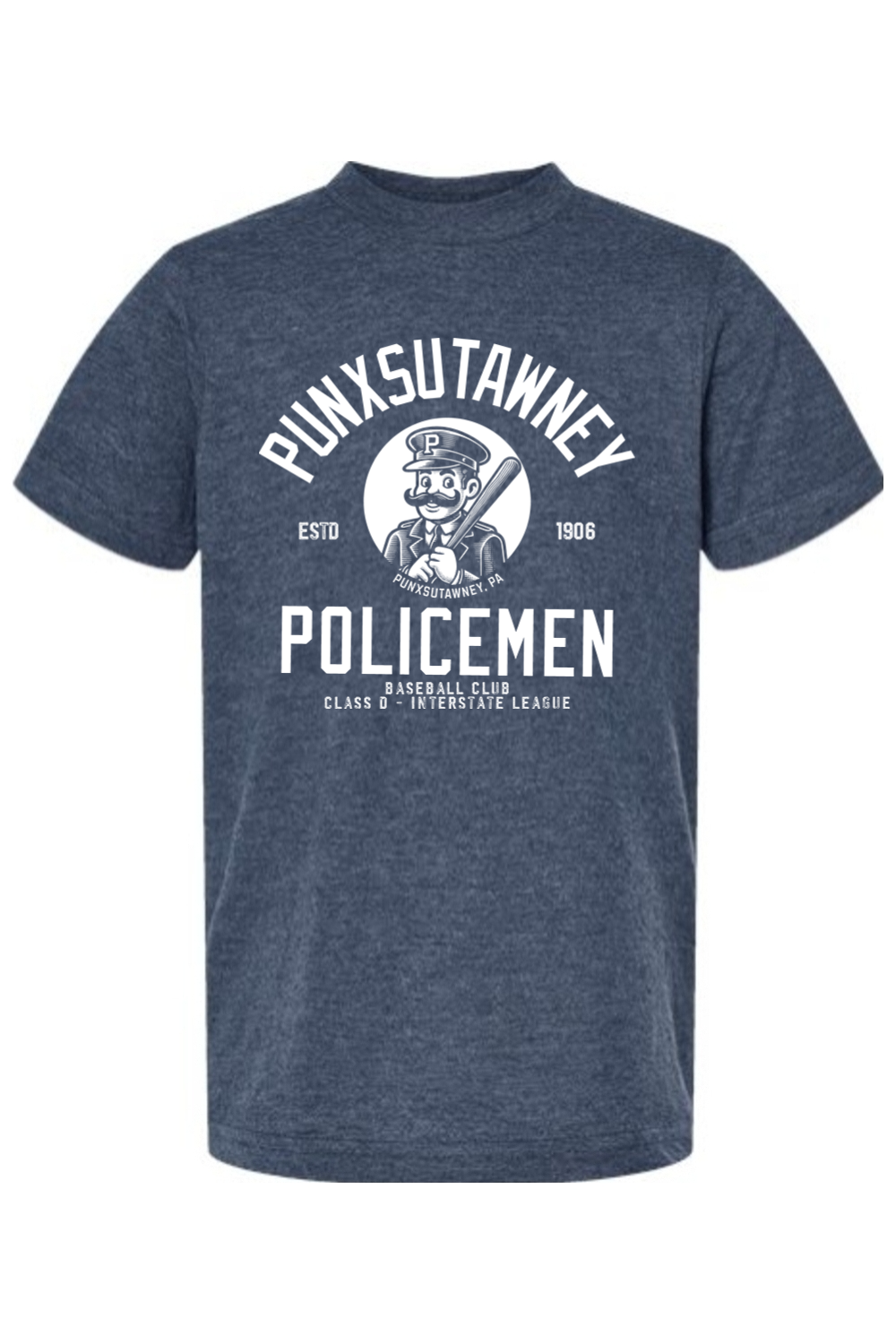 Punxsutawney Policemen Baseball - 1906 - Kids Tee - Yinzylvania