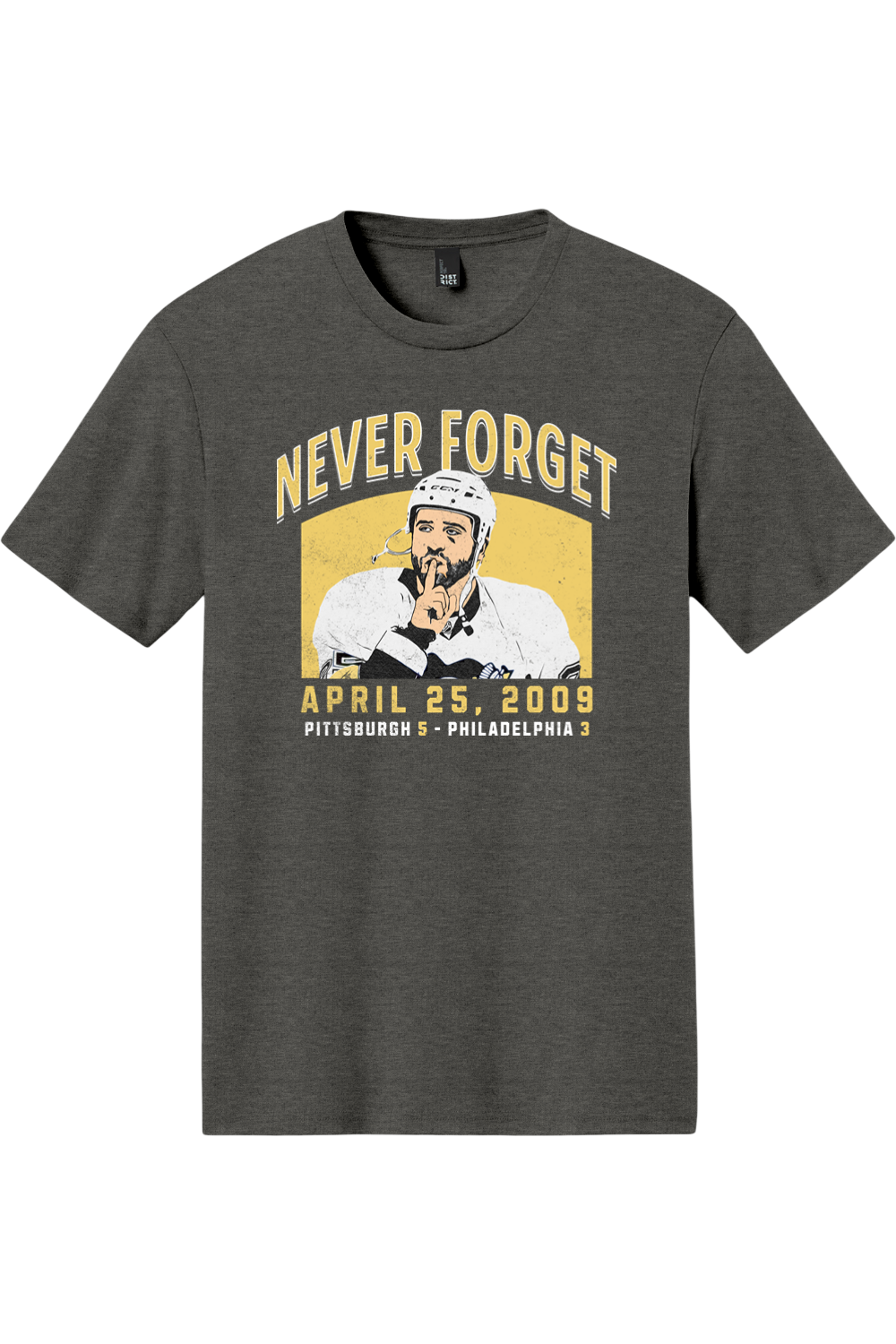 Never Forget - Max Talbot Crowd Hush - Triblend Tee - Yinzylvania
